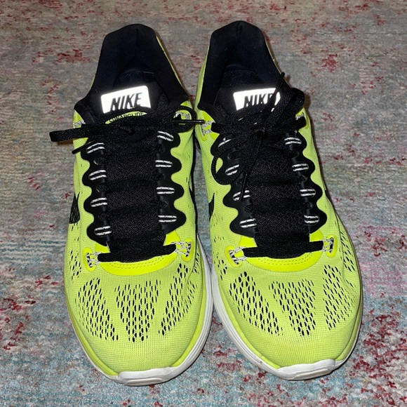 Nike size Youth 7.5 - Volt and Black - Lunarglide 5 - Picture 1 of 6
